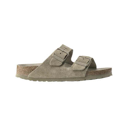 Birkenstock Arizona Suede Faded Khaki