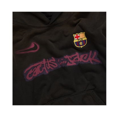Travis Scott x Nike x FC Barcelona Spray Logo Hoodie