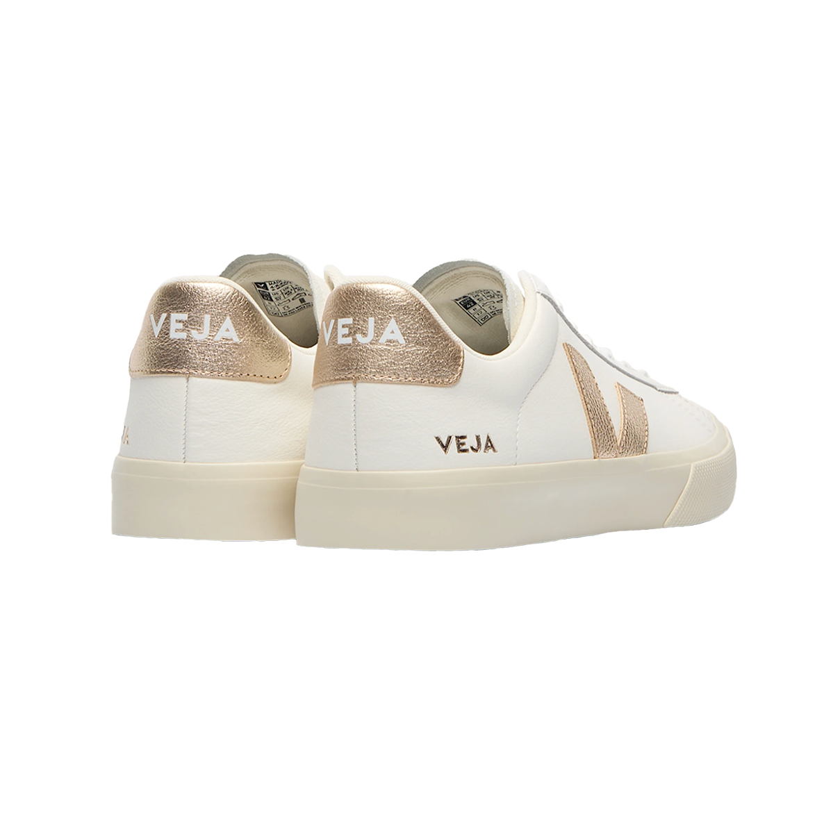 Veja Campo Leather White Platine
