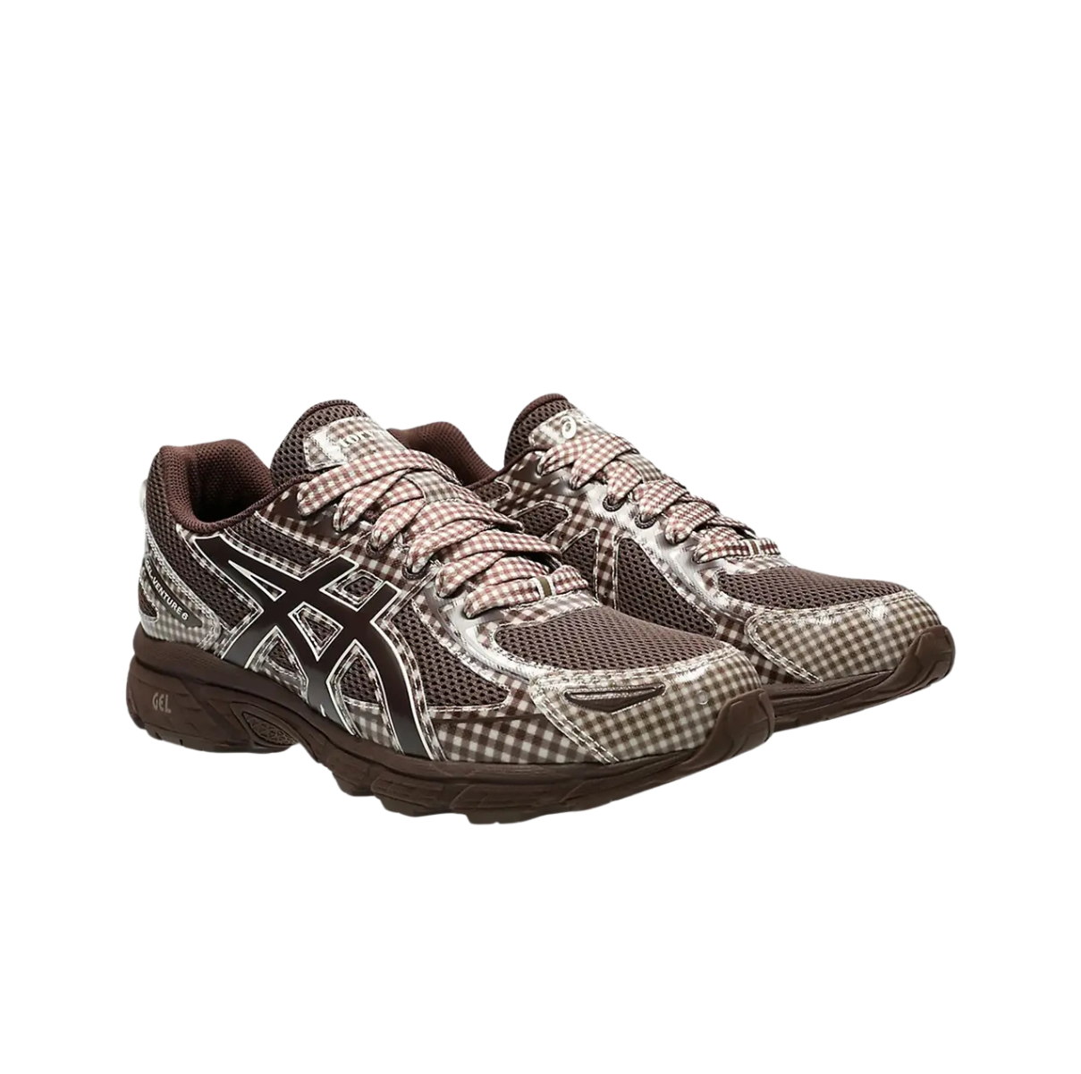 ASICS Gel-Venture 6 Story mfg. Reddish Brown Gingham
