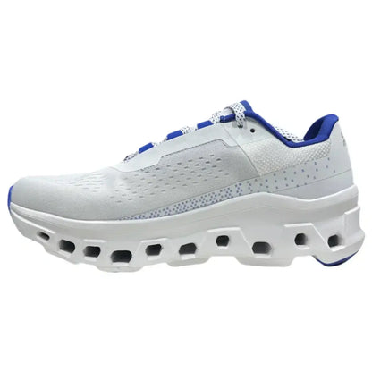 On Men's Cloudmonster  White/Blue