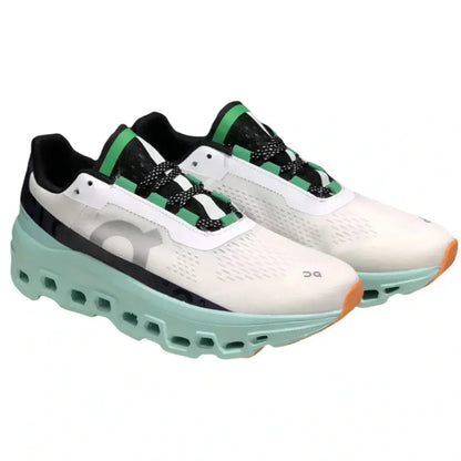 On Men's Cloudmonster  White/Green
