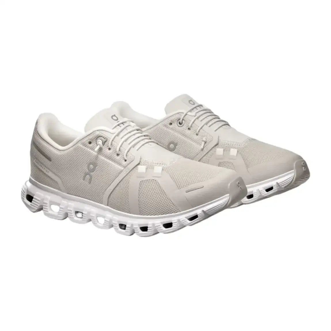 On Men's Cloud 6 Pearl/White