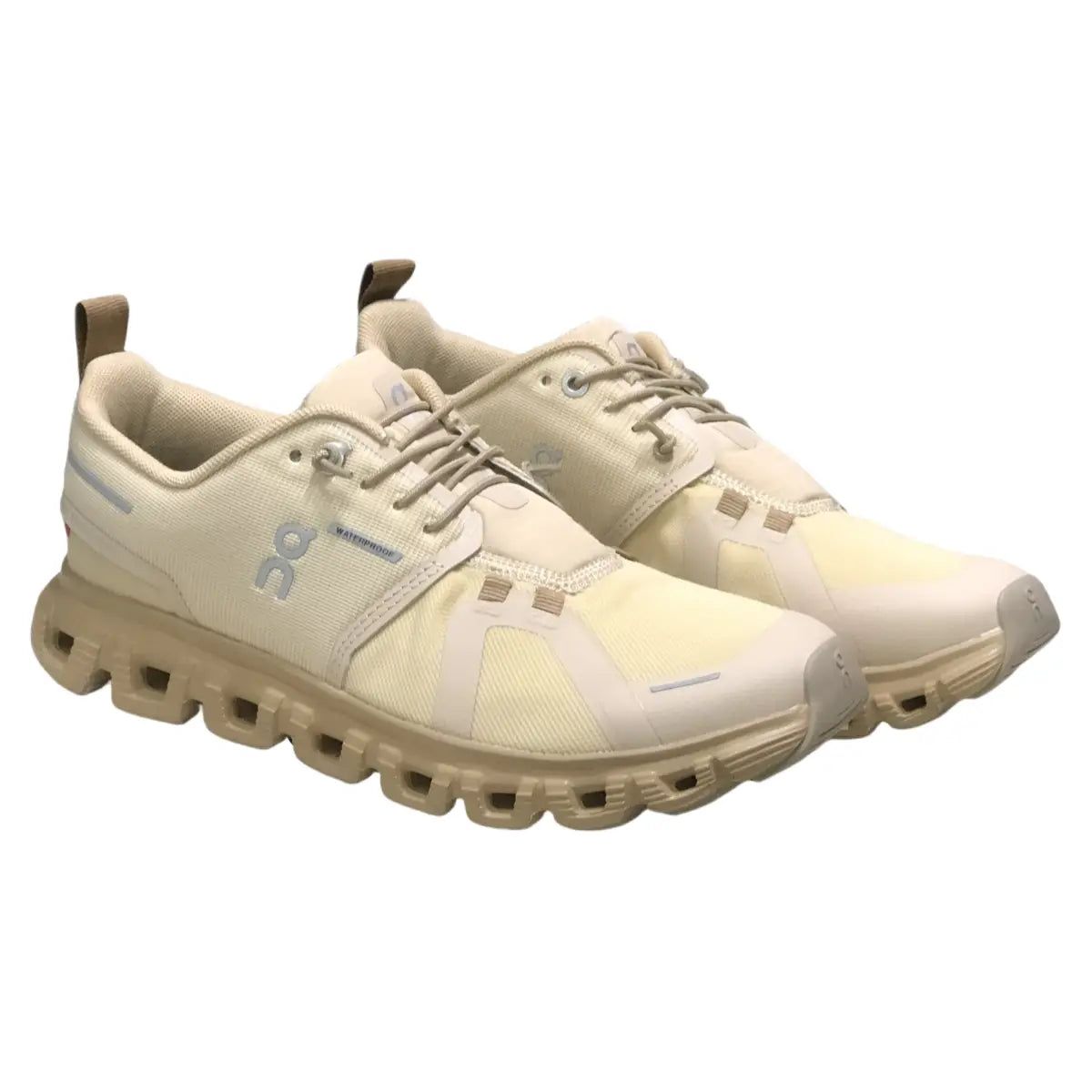 On Men's Cloud 6 Waterproof  Ivory/Sandstone