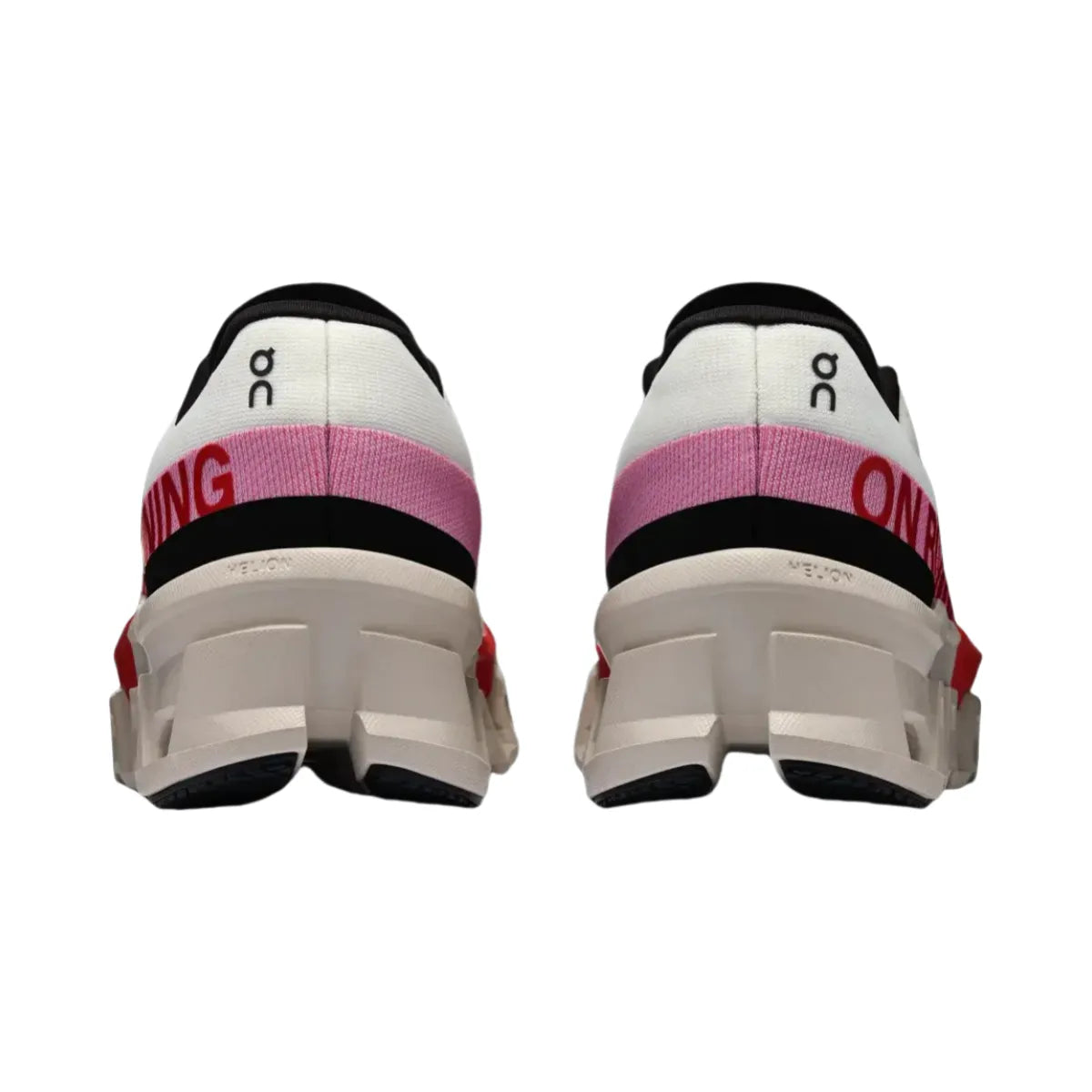 On Men's Cloudmonster 2   lvory/Red