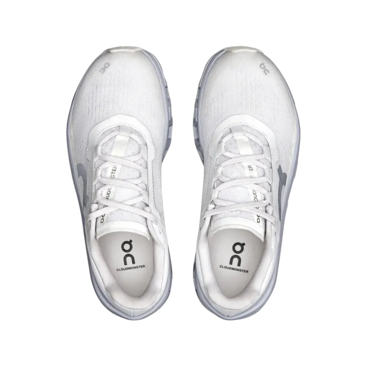 On Men's Cloudmonster  White/Glacier