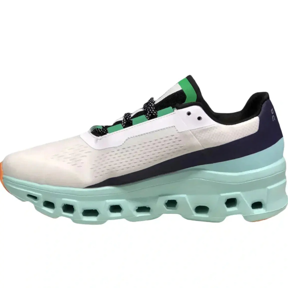 On Men's Cloudmonster  White/Green