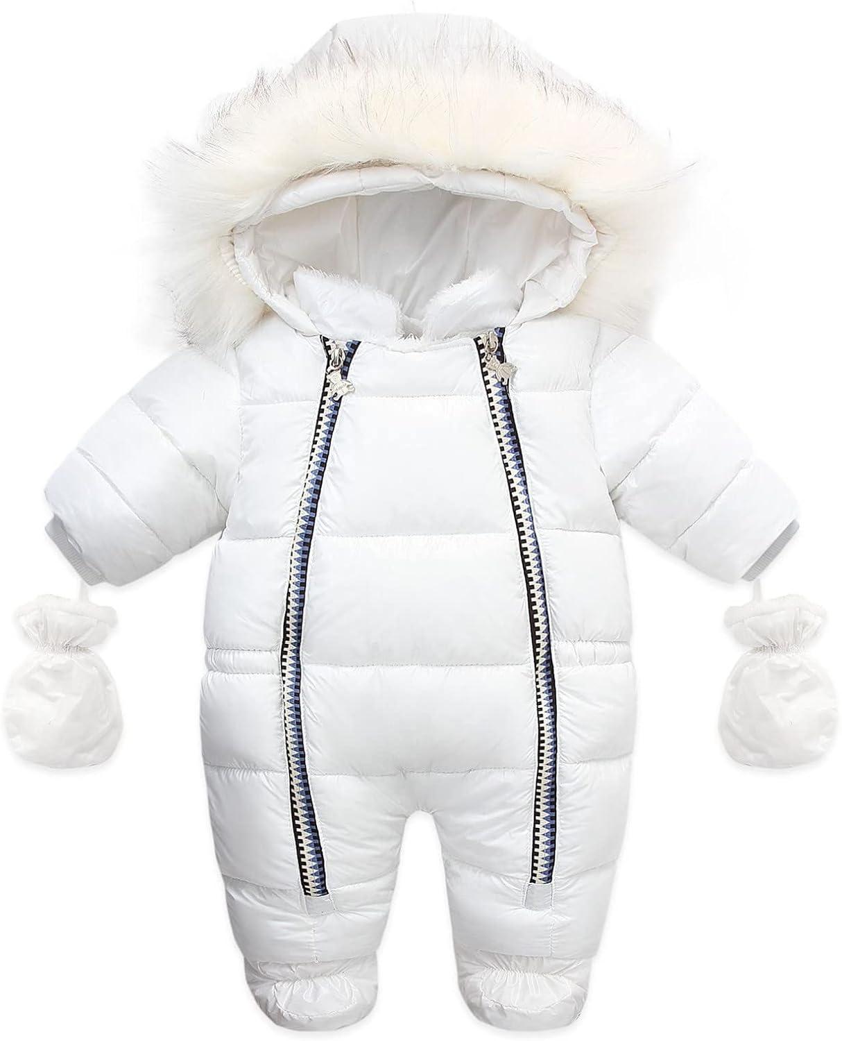 Baby Winter Snowsuit – Warm Hooded Jumpsuit