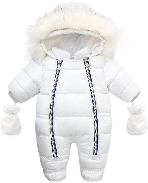 Baby Winter Snowsuit – Warm Hooded Jumpsuit