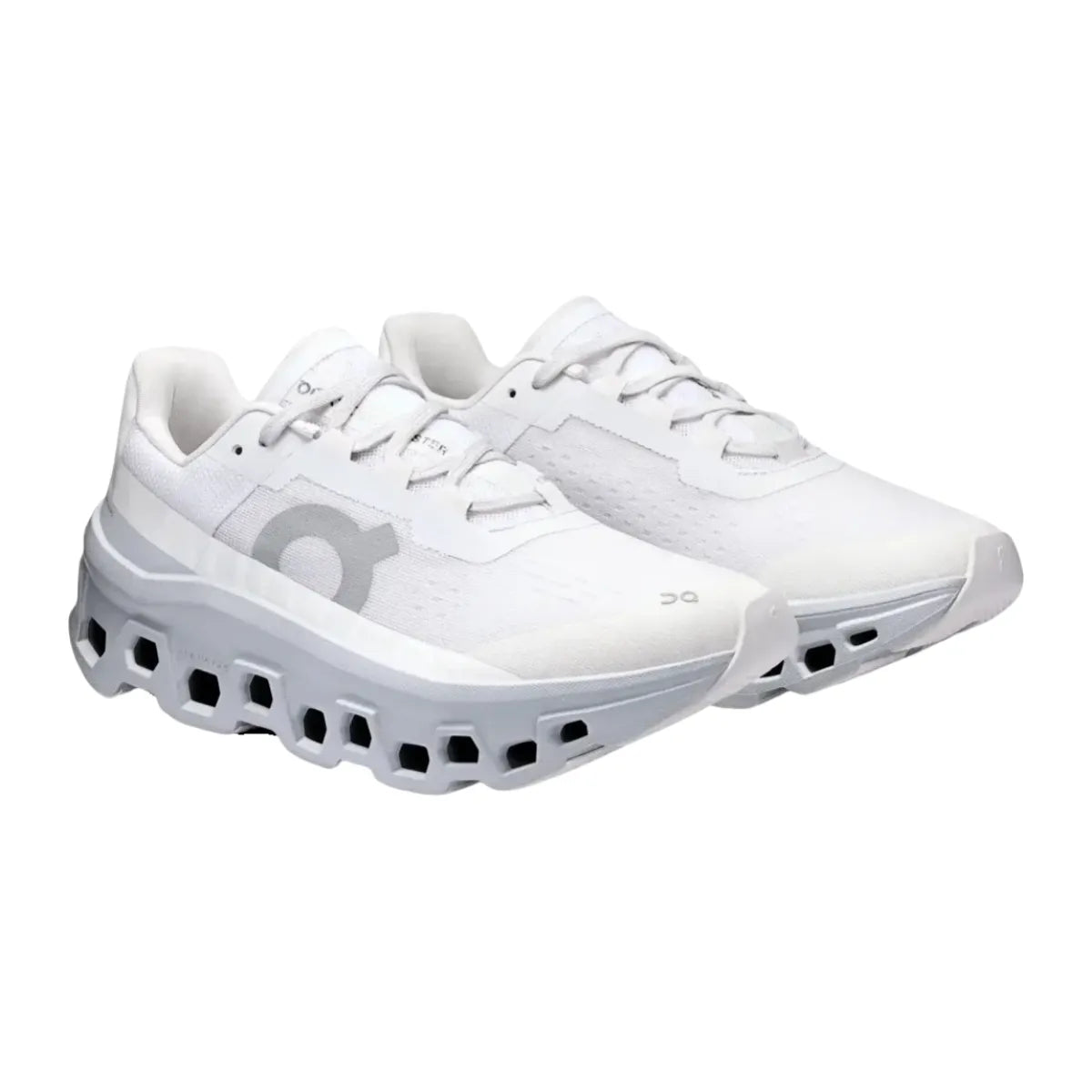 On Men's Cloudmonster  White/Glacier