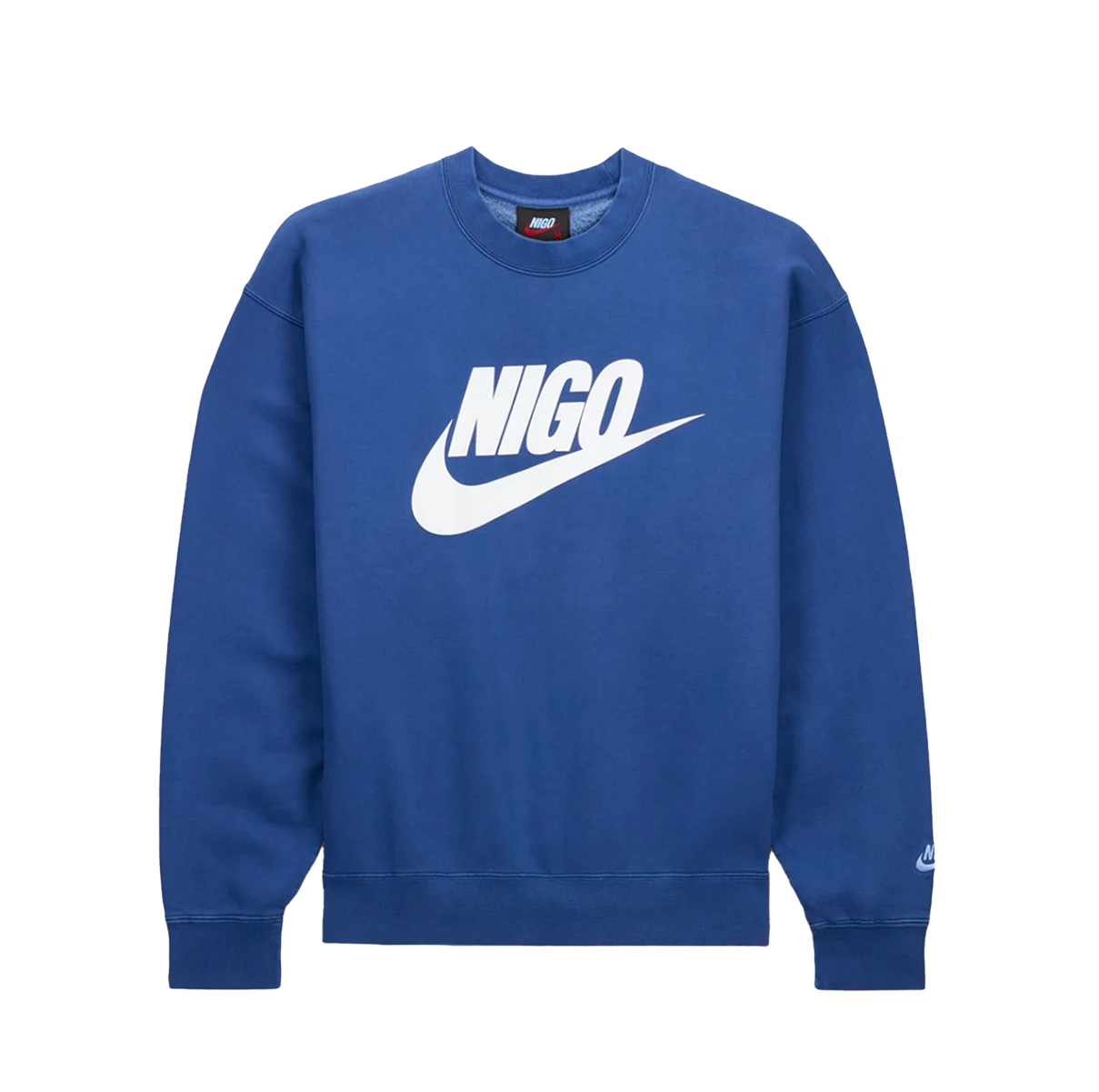 Nike x Nigo Fleece Crew Neck Sweatshirt Blue