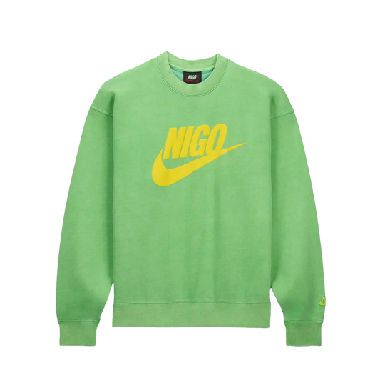 Nike x Nigo Fleece Crew Neck Sweatshirt Green