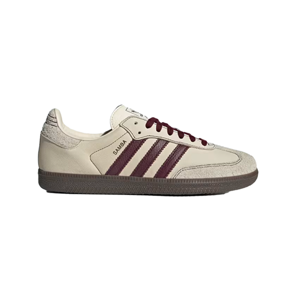 Adidas Samba OG Wonder White Maroon