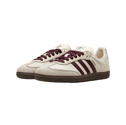 Adidas Samba OG Wonder White Maroon