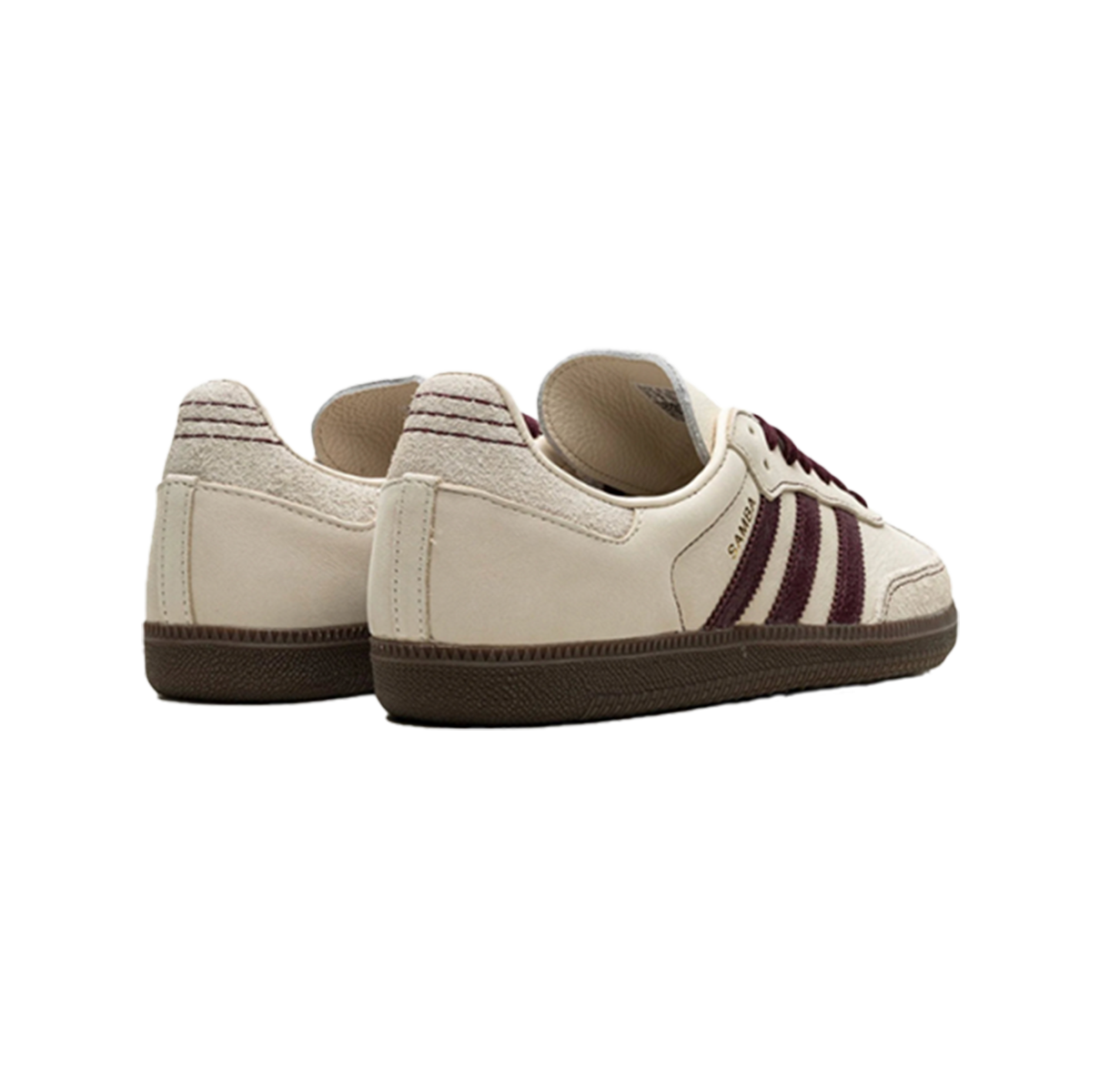 Adidas Samba OG Wonder White Maroon