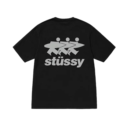 Stüssy Surfwalk Pigment Dyed T-Shirt Black