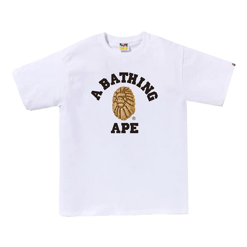 BAPE Jewels College Tee White