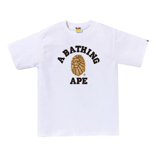 BAPE Jewels College Tee White
