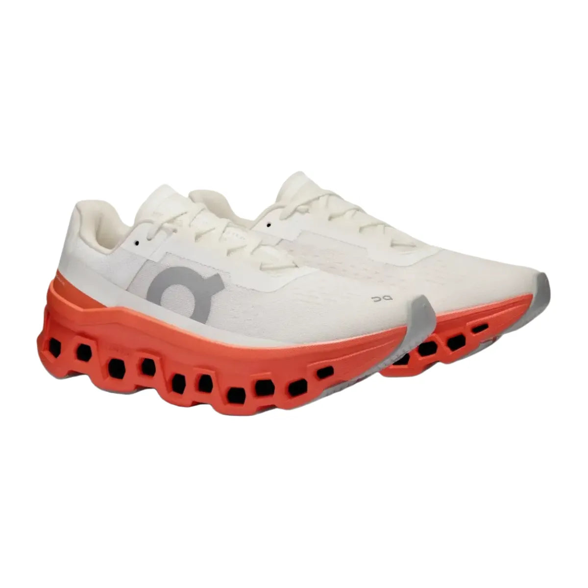 On Men's Cloudmonster  White/Red