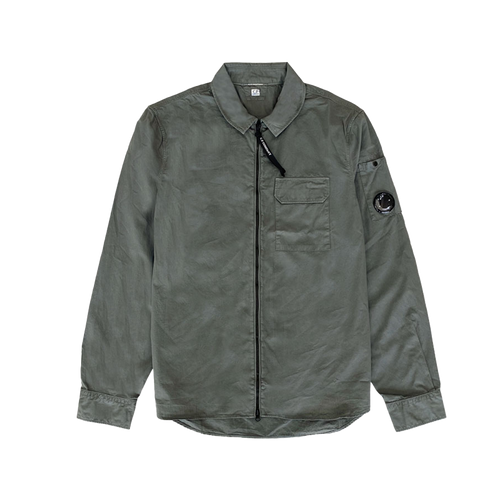 C.P.  COMPANY Shirt Longsleeve Gabardine Green