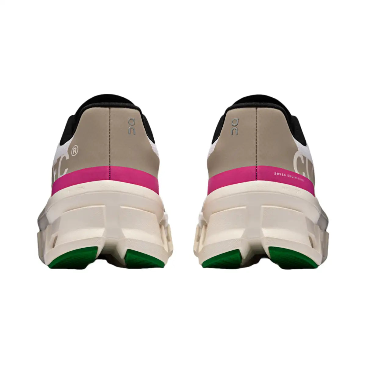 On Women's Cloudmonster  Silver/lvory