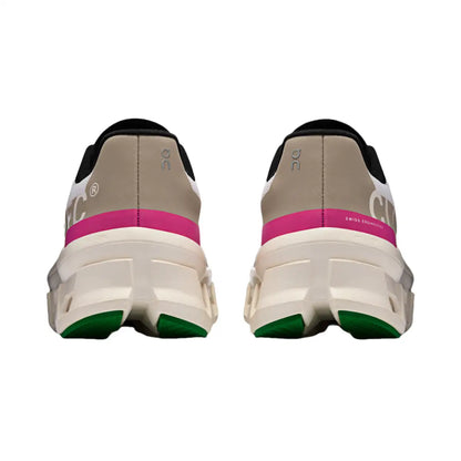 On Women's Cloudmonster  Silver/lvory