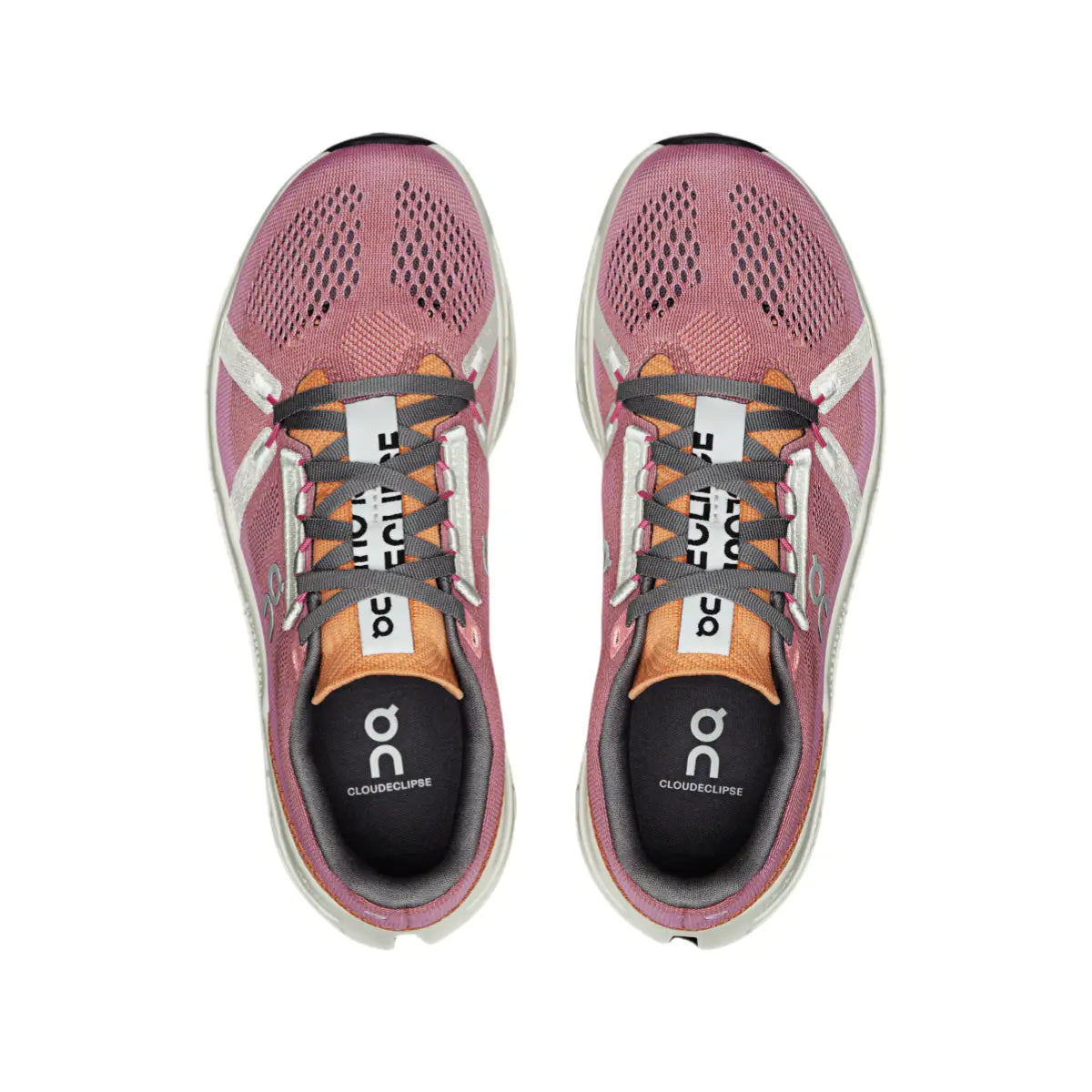 On Women's Cloudeclipse Tangerine/lvory