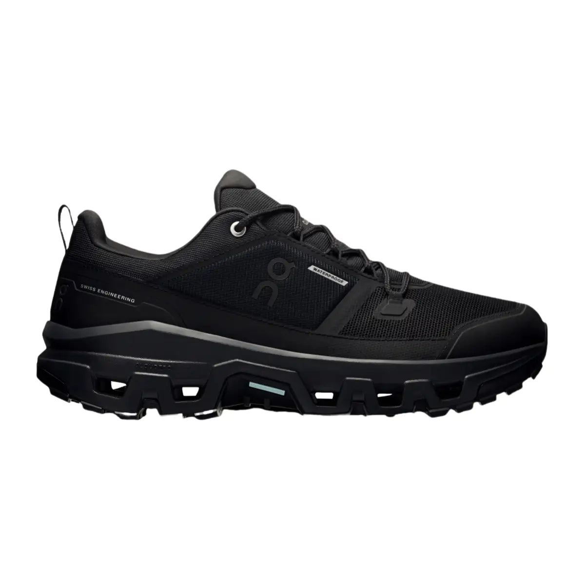 On Women's Cloudrock Low Waterproof  Black/Black