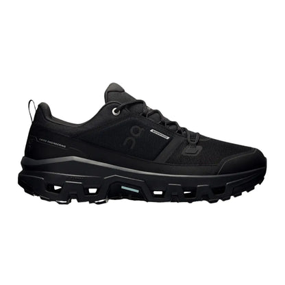 On Women's Cloudrock Low Waterproof  Black/Black