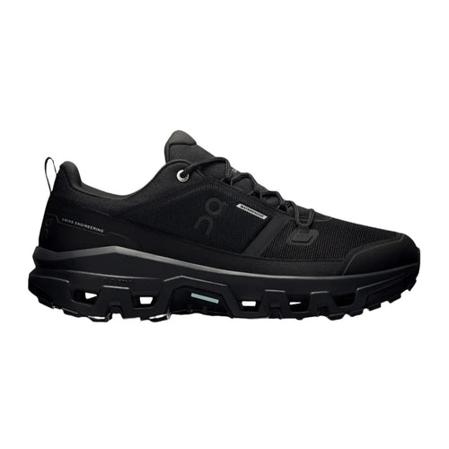 On Women's Cloudrock Low Waterproof  Black/Black