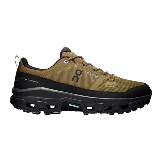 On Women's Cloudrock Low Waterproof  Hunter/Black