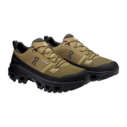 On Women's Cloudrock Low Waterproof  Hunter/Black