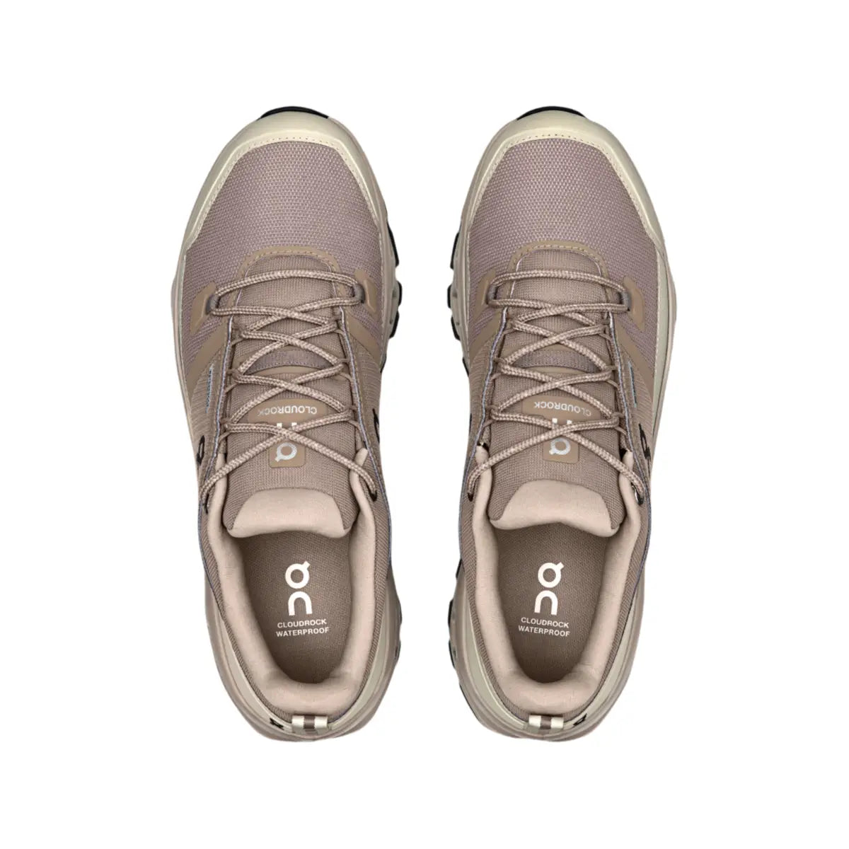 On Men's Cloudrock Low Waterproof  Cinder/Fog