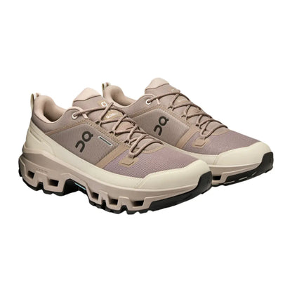 On Men's Cloudrock Low Waterproof  Cinder/Fog