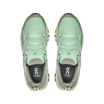 On Men's Cloudrock Low Waterproof  Mineral/Aloe