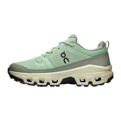 On Women's Cloudrock Low Waterproof Mineral/Aloe