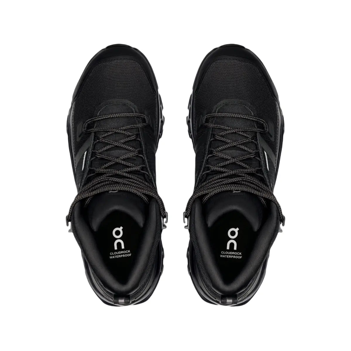 On Women's Cloudrock Mid Waterproof  Black/Black
