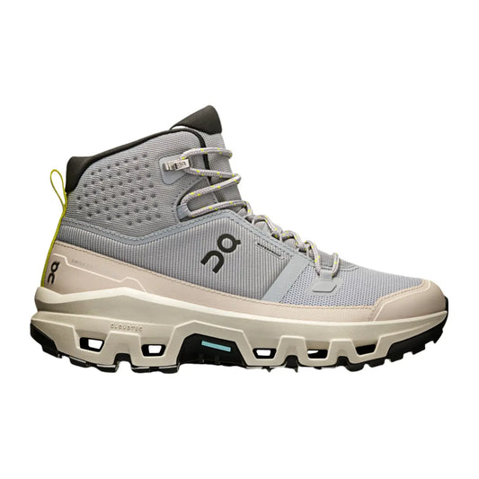On Women's Cloudrock Mid Waterproof  Alloy/lce