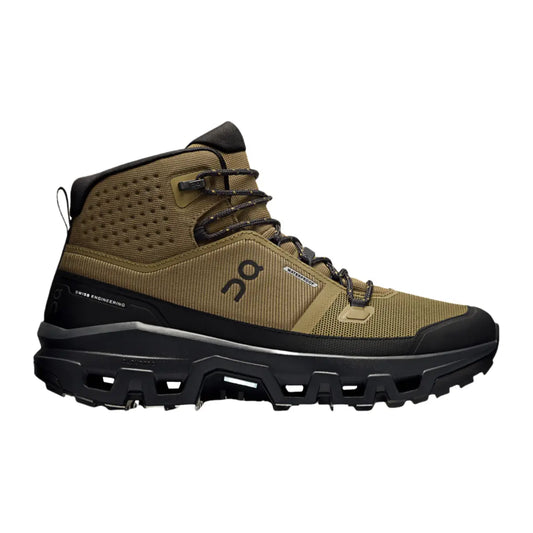 On Women's Cloudrock Mid Waterproof  Hunter/Black