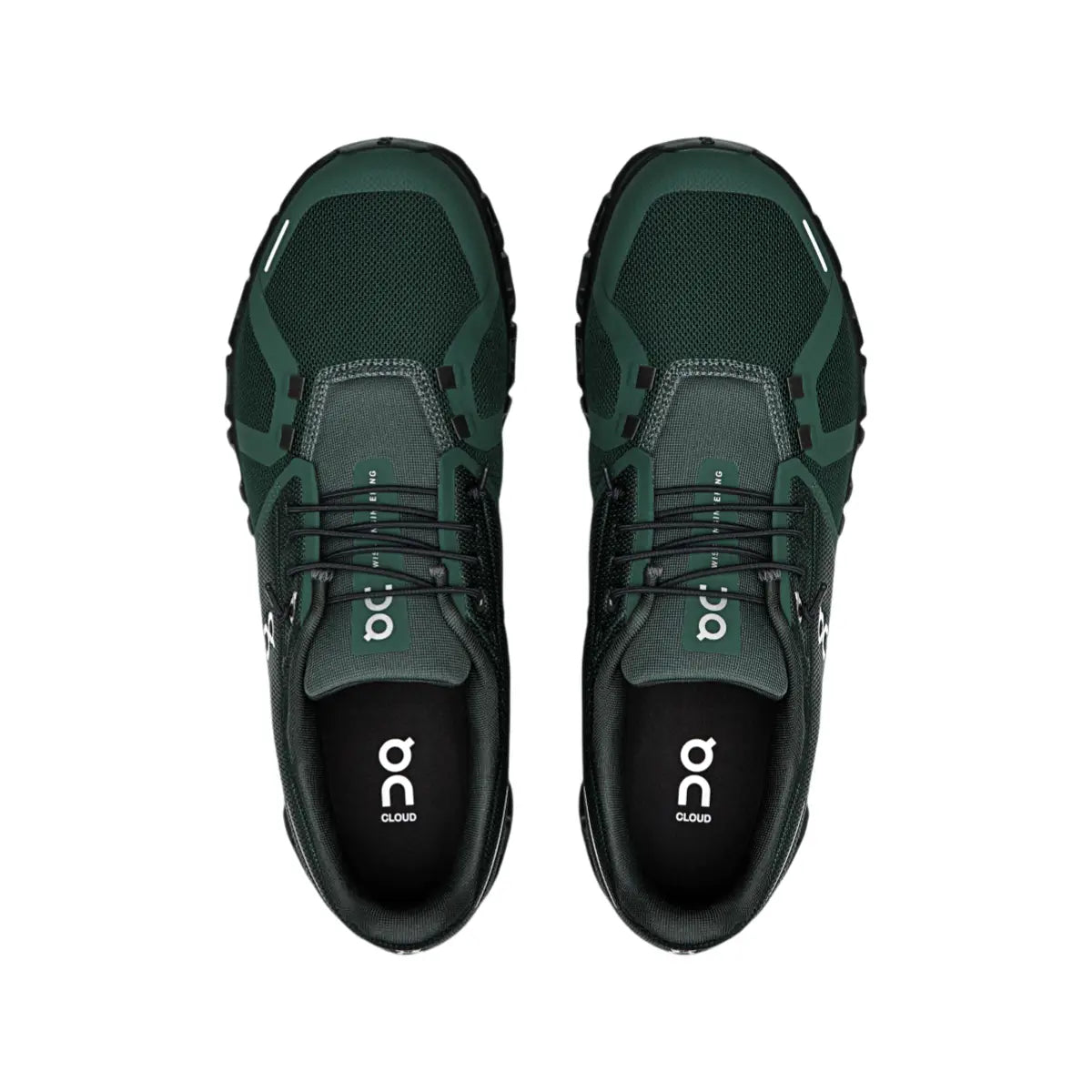 On Men's Cloud 6 Evergreen/Black