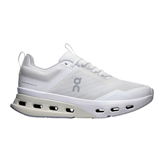 On Women's Cloudnova X  White/Glacier