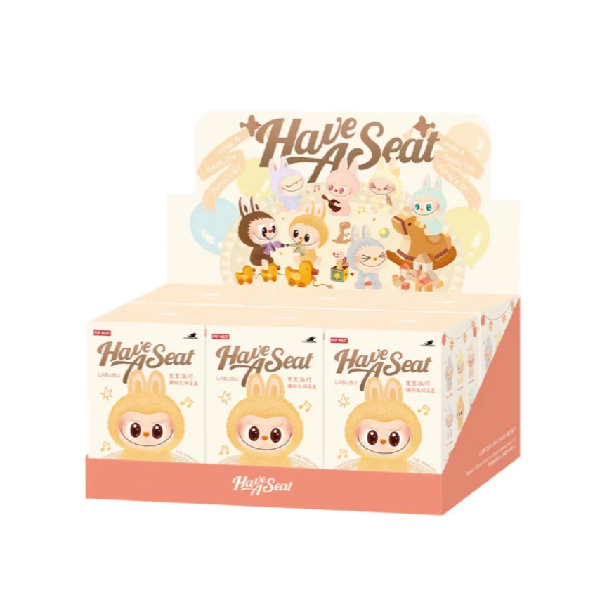 Labubu The Monsters Have a Seat Vinyl Plush Sealed Case