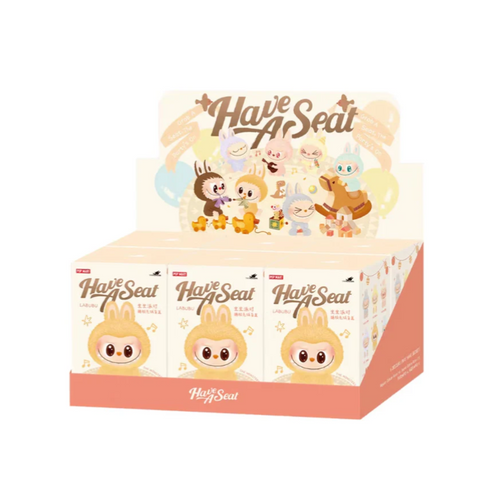 Labubu The Monsters Have a Seat Vinyl Plush Sealed Case