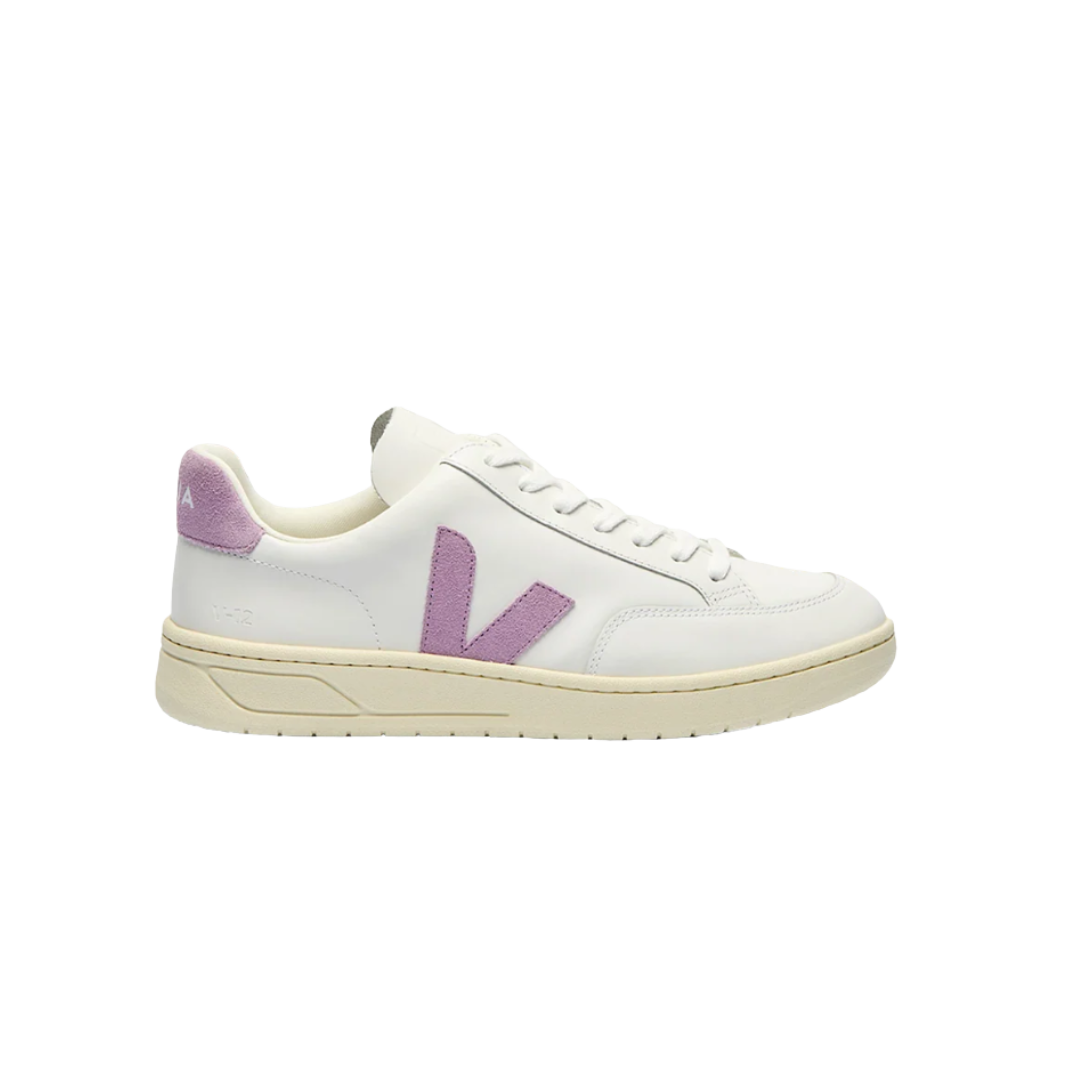 Veja V-12 Leather White Orchid