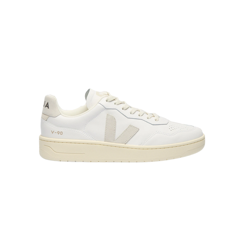 Veja V-90 Leather White Natural