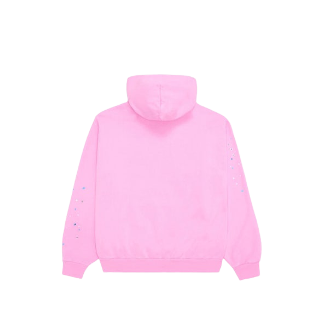 Sp5der OG Web Hoodie Pink