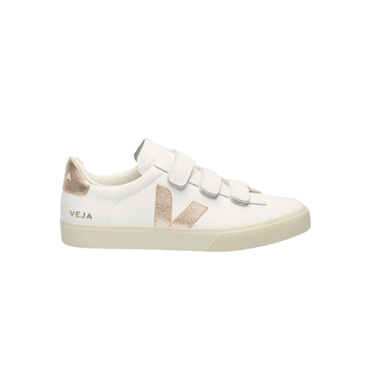 Veja Recife Leather White Platine