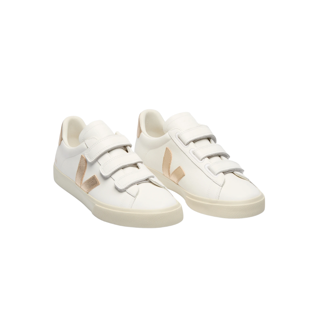 Veja Recife Leather White Platine