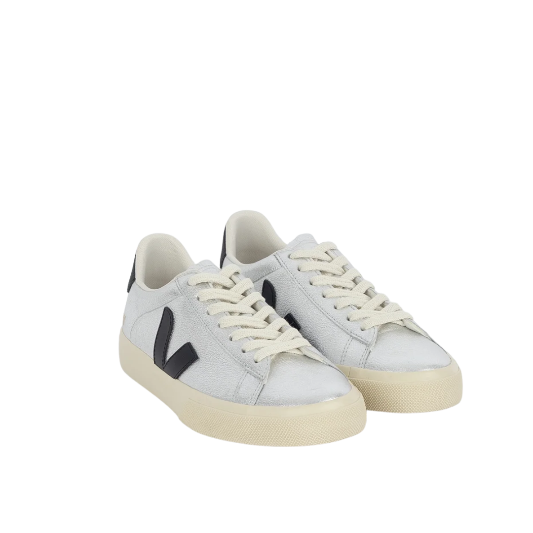 Veja Campo Silver Black