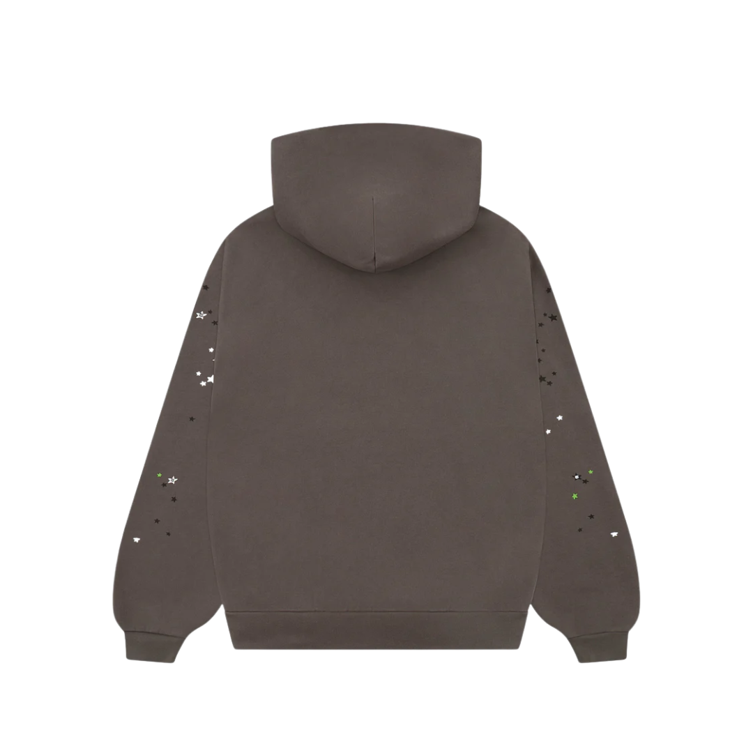Sp5der Punk V2 Hoodie Slate Grey